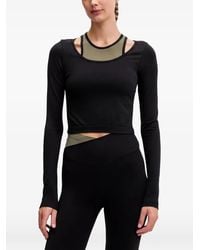 P.E Nation - Sutton Long-Sleeve Crop Top - Lyst