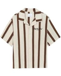 Only the Blind - Crochet-Knit Striped Shirt - Lyst