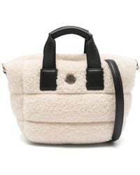 Moncler - Micro Caradoc Teddy Tote Bag - Lyst