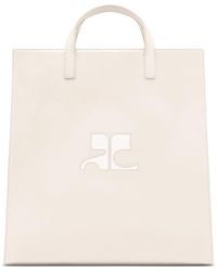 Courreges - Heritage Leather Tote Bag - Lyst