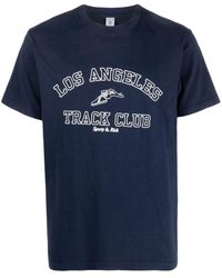 Sporty & Rich - T-shirt Track Club con stampa - Lyst