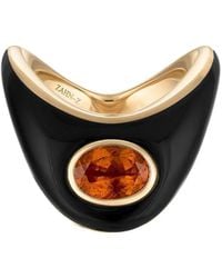 ZAHN-Z - 14K Big Zaha Onyx And Citrine Ring - Lyst