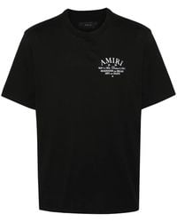 Amiri - Tops ,Zwart ,Katoen T-Shirt - Lyst