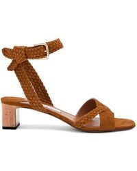 Jimmy Choo - Rori Braided Suede Sandals - Lyst