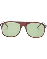 Lesca - Club Pilot-Frame Sunglasses - Lyst
