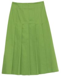 DR. HOPE - Pleated A-Line Skirt - Lyst