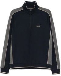 BOSS - Sudadera con logo bordado - Lyst