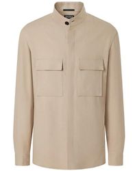 ZEGNA - Oasi Lino Overshirt - Lyst