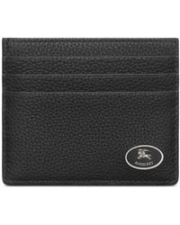 Burberry - Kartenetui Aus Strukturiertem Leder - Lyst