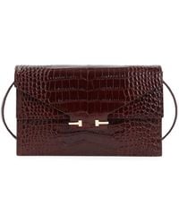 Tom Ford - Mini Croc-Effect Leather Clutch Bag - Lyst