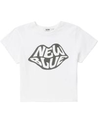 SJYP - Logo-print Cotton T-shirt - Lyst