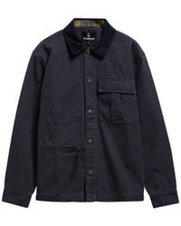 Barbour - Surchemise Ursula À Col En Velours Côtelé - Lyst