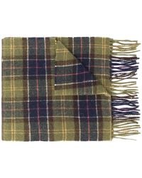 Barbour - Tartan Lambswool Scarf - Lyst