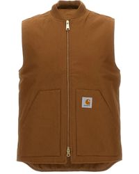 Carhartt - Cotton Zip-up Gilet - Lyst