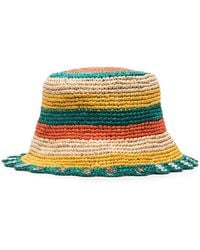 Rabanne - Raffia Straw Hat - Lyst