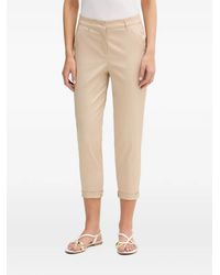 Sisley - Pantalon Court À Ourlet Retroussé - Lyst
