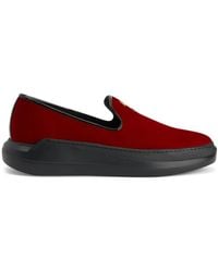 Giuseppe Zanotti - Conley Loafer Aus Samt - Lyst