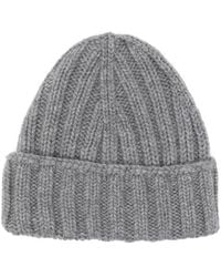 Dell'Oglio - Ribbed Beanie Hat - Lyst
