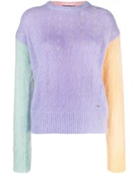 DSquared² - Colour-Block Cable-Knit Jumper - Lyst