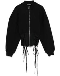 Mugler - Laced Corset Sweatshirt - Lyst