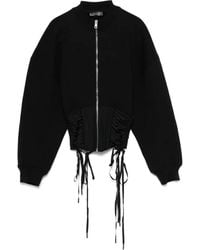 Mugler - Laced Corset Sweatshirt - Lyst