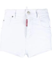 DSquared² - Pantalones vaqueros cortos Honey con parche del logo - Lyst