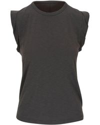 Veronica Beard - Pintuck-detail Pima Cotton T-shirt - Lyst
