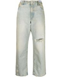 The Attico - Weite Jeans Im Distressed-Look - Lyst