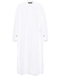 FEDERICA TOSI - Poplin Shirt Maxi Dress - Lyst