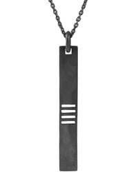 Parts Of 4 - Sterling Plate Necklace - Lyst