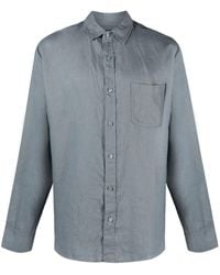 Vince - Long-sleeve Linen Shirt - Lyst