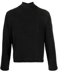 Our Legacy - Mock-neck Jersey Jumper - Lyst