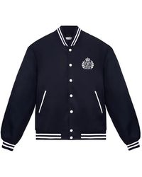 Sporty & Rich - Cres-Detail Bomber Jacket - Lyst