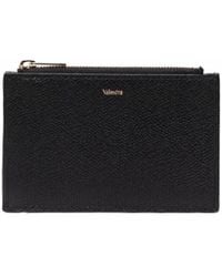 Valextra - Zip-up Leather Wallet - Lyst
