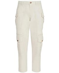 Brunello Cucinelli - Peached Cotton Gabardine Explorer Trousers - Lyst