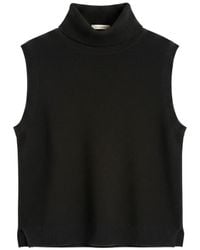 Chinti & Parker - Basics High-Neck Knitted Sleeveless Top - Lyst