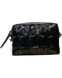 Poche Paris - Torba Crocodile-Effect Clutch Bag - Lyst