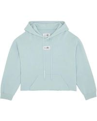 MM6 by Maison Margiela - Raw-Hem Hoodie - Lyst