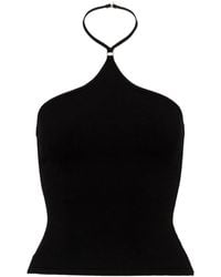 Paris Georgia Basics - Halter Hardware Top - Lyst