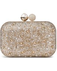 Jimmy Choo - Cloud Crystal-Embellished Clutch Bag - Lyst