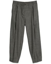 Giorgio Armani - Relaxed-Fit Wool Blend Pants - Lyst
