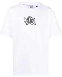 Gcds - T-Shirt mit Graffiti-Print - Lyst