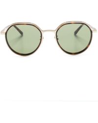 Giorgio Armani - Runde Sonnenbrille im Panto-Design - Lyst