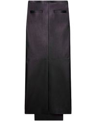 Courreges - Heritage Leather Maxi Skirt - Lyst