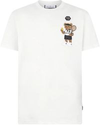 Philipp Plein - Teddy Patch Round Neck T-Shirt - Lyst