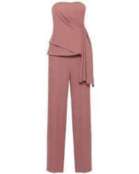 Emme - Asymmetrical-Hem Corset Blouse And Trousers Set - Lyst