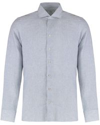 Borriello - Striped Long-Sleeve Shirt - Lyst