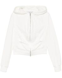 Pushbutton - Draped Zip-Up Hoodie - Lyst