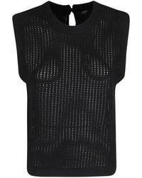 Seventy - Open-Knit Sweater - Lyst