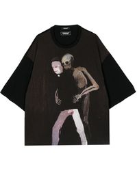 Undercover - Katoenen T-shirt Met Grafische Print - Lyst